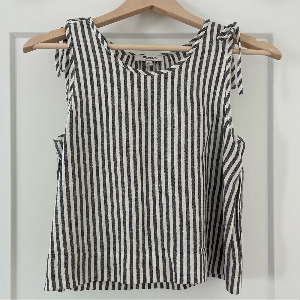 Madewell sleeveless striped top size XS